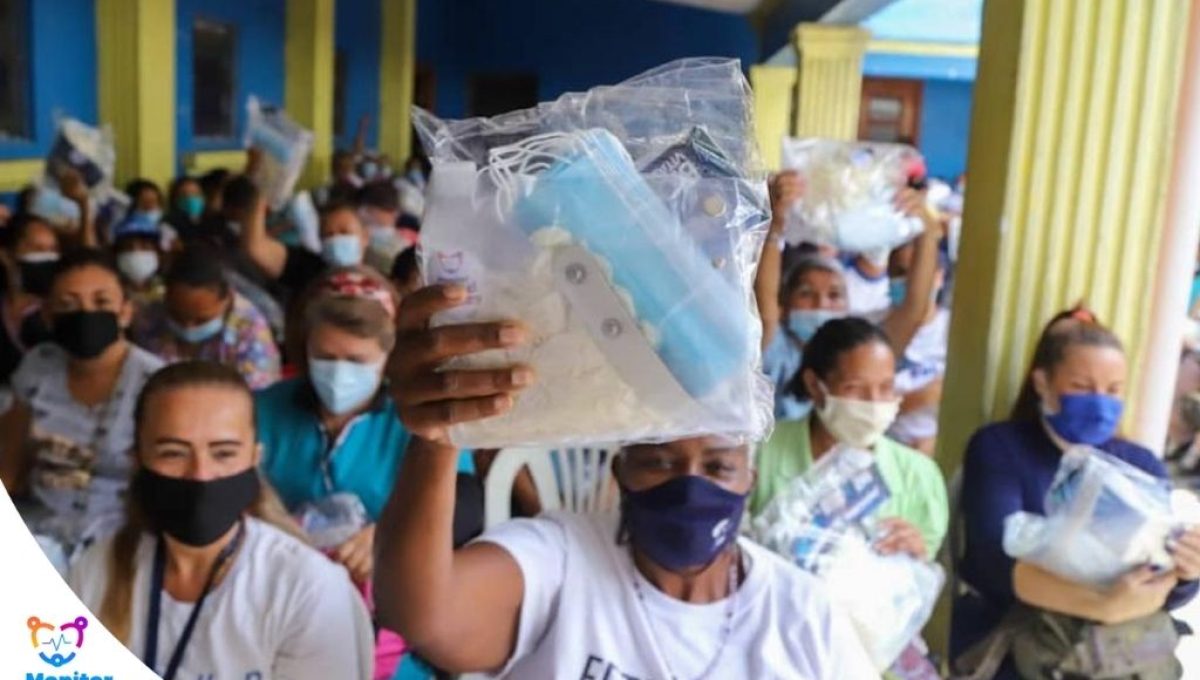 Entrega de kits de bioseguridad
